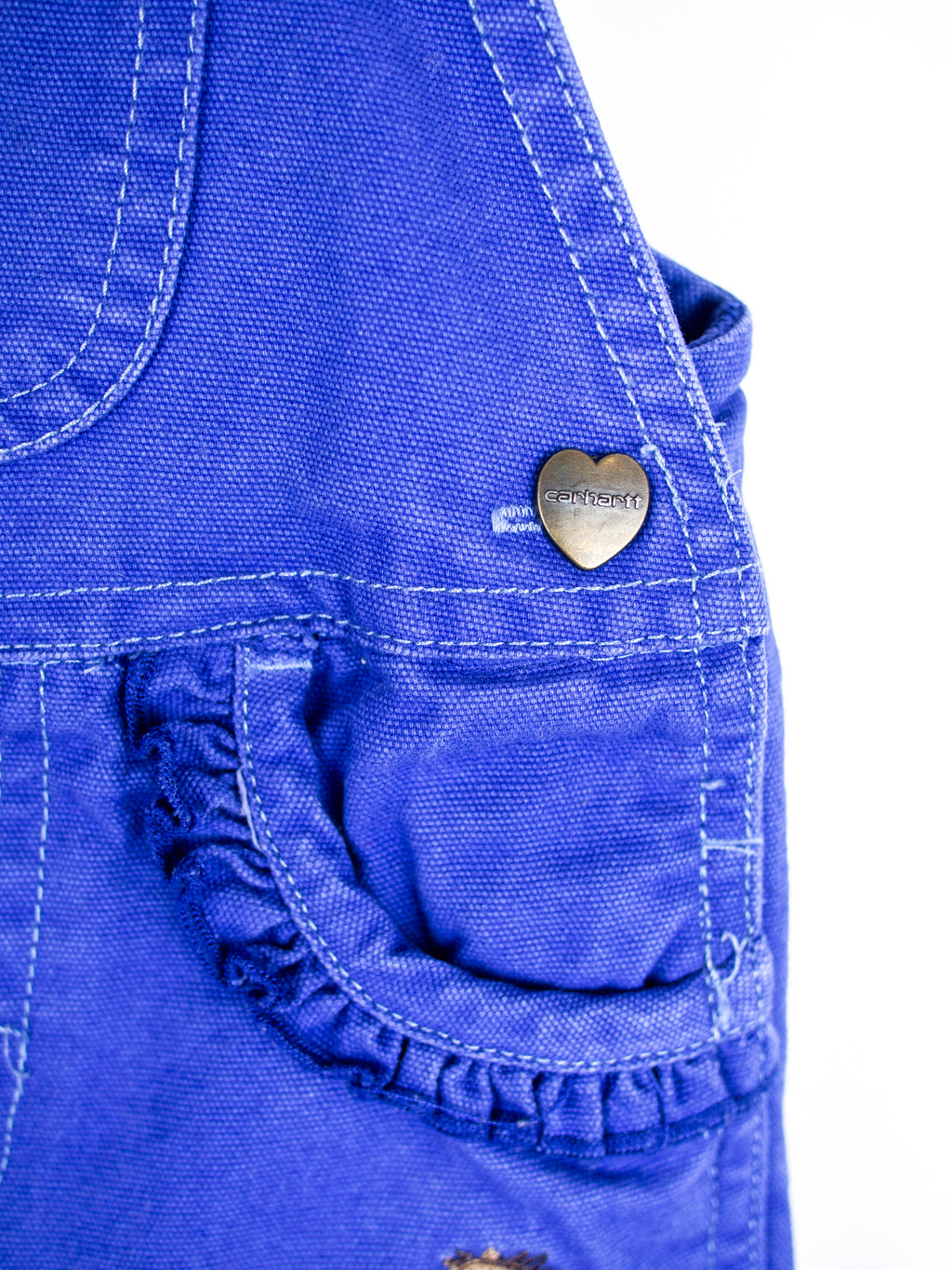 Carhartt Purple Horse Embroidered Dungarees - Age 9 months