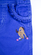 Carhartt Purple Horse Embroidered Dungarees - Age 9 months
