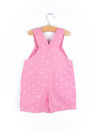 Carhartt Pink Logo Dot Dungaree Shorties - Age 2-3 years