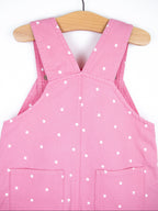 Carhartt Pink Logo Dot Dungaree Shorties - Age 2-3 years