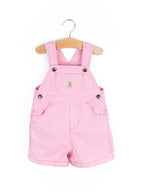 Carhartt Pink & White Stripe Dungaree Shorties - Age 12-18 months