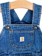 Carhartt Denim Dungaree Shorties - Age 18 months