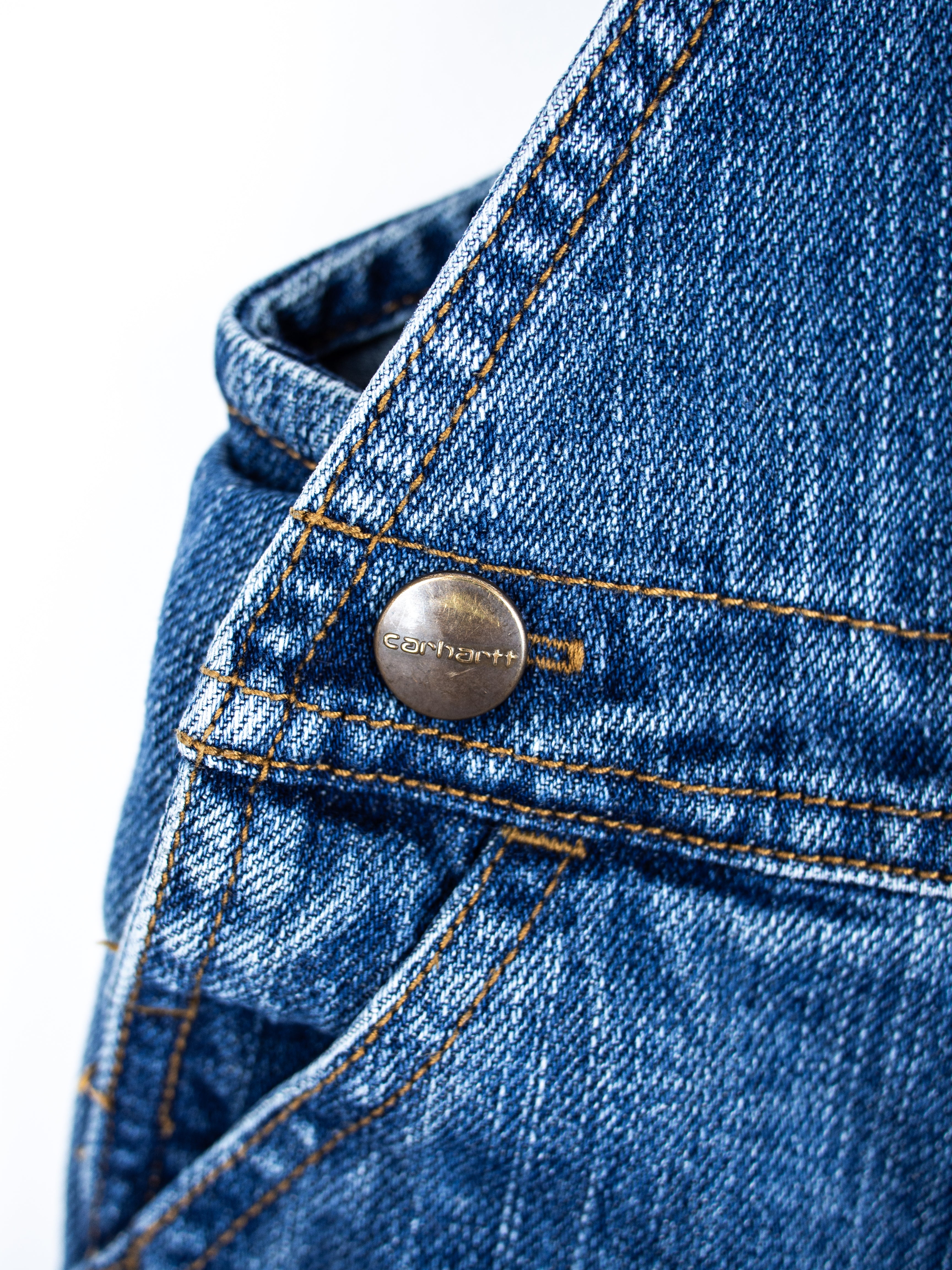 Carhartt Denim Dungaree Shorties - Age 18 months