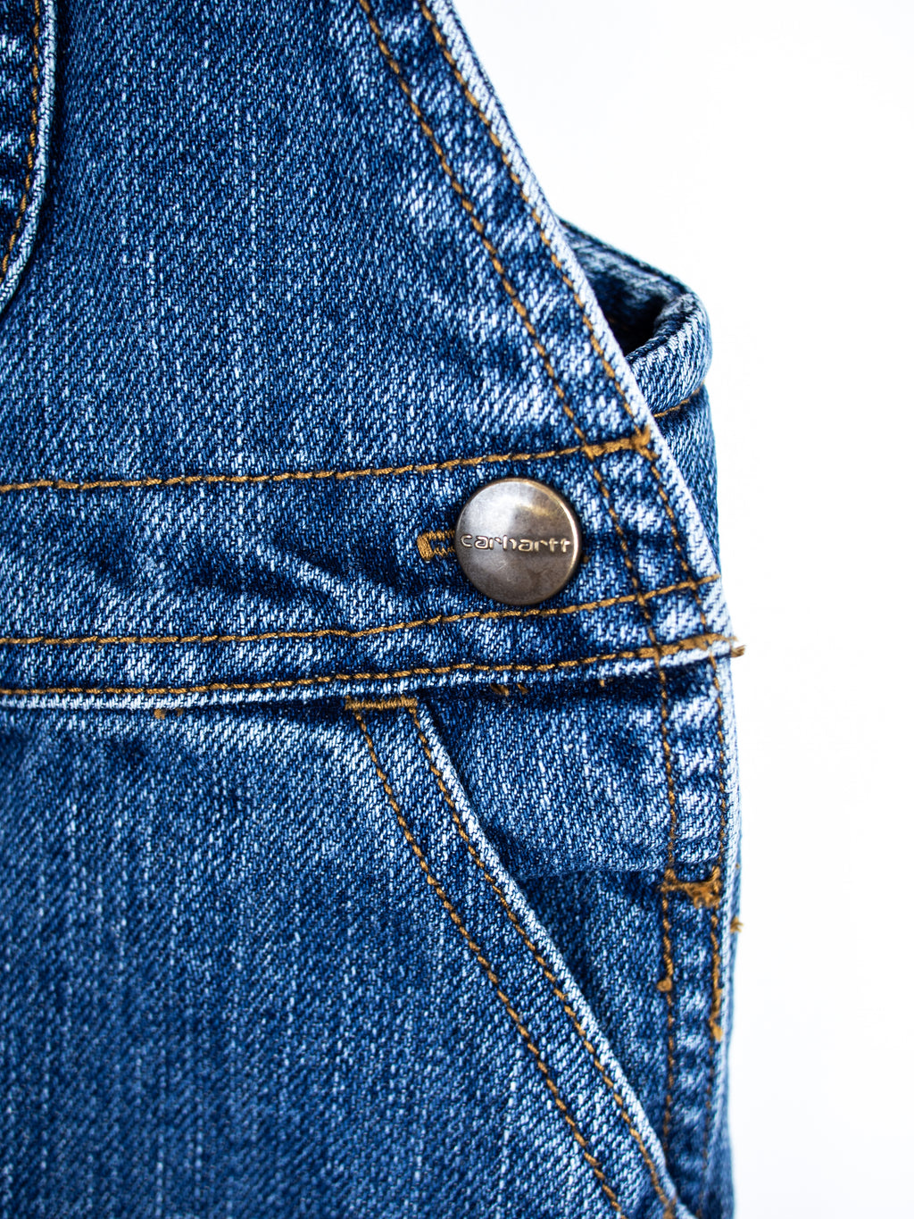 Carhartt Denim Dungaree Shorties - Age 18 months