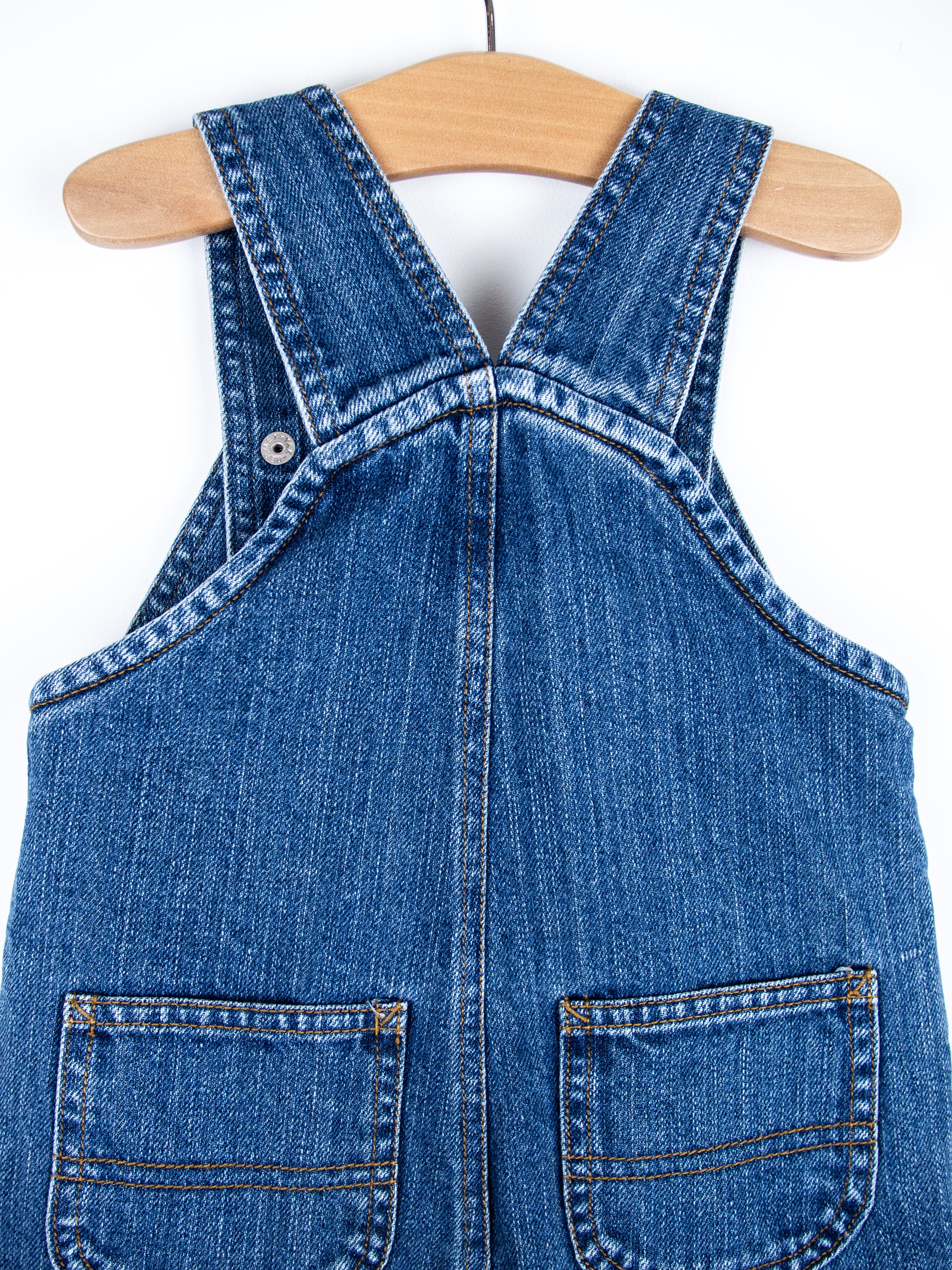 Carhartt Denim Dungaree Shorties - Age 18 months