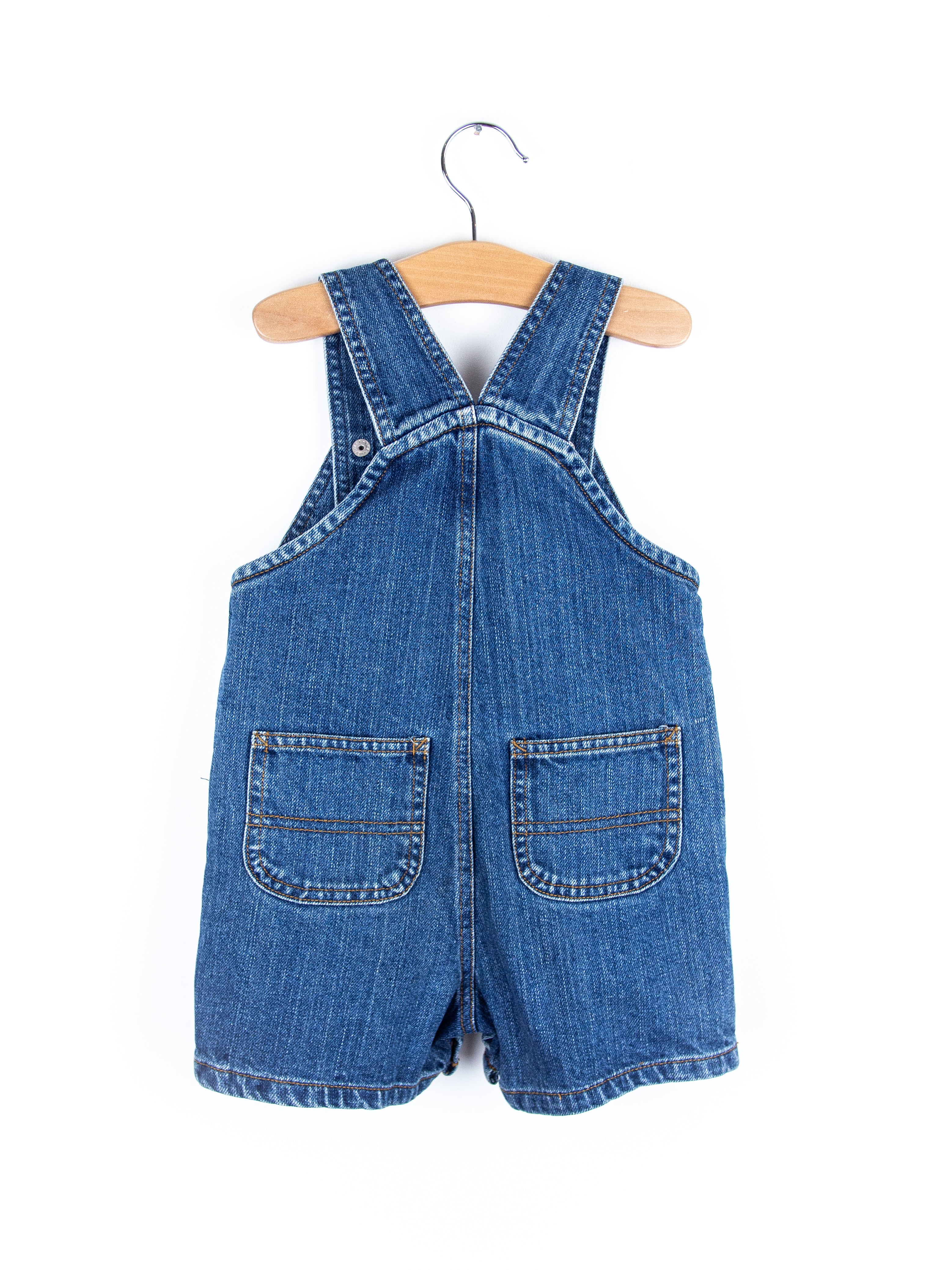 Carhartt Denim Dungaree Shorties - Age 18 months