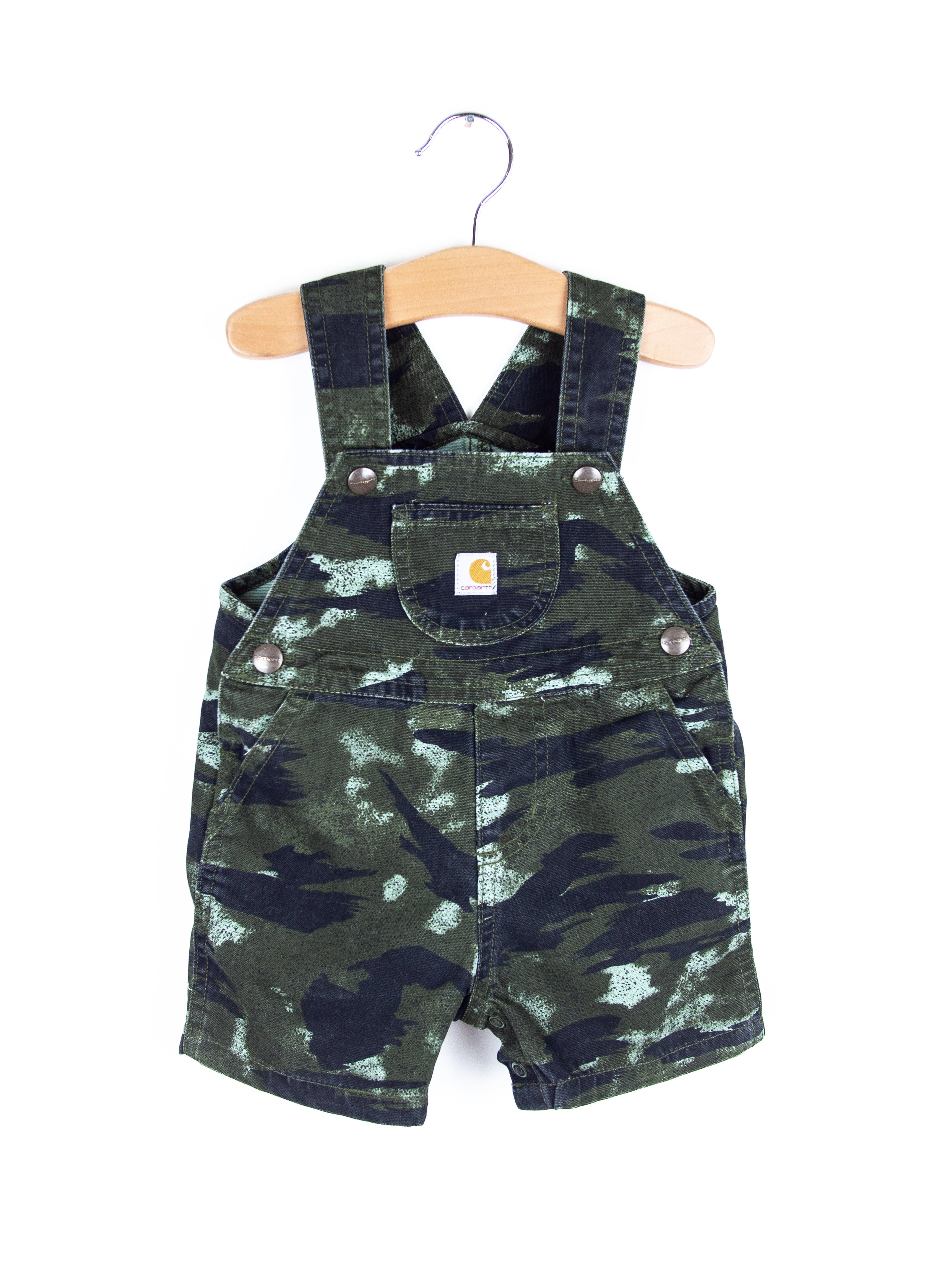Carhartt Camo Paint Dungaree Shorties - Age 9 months