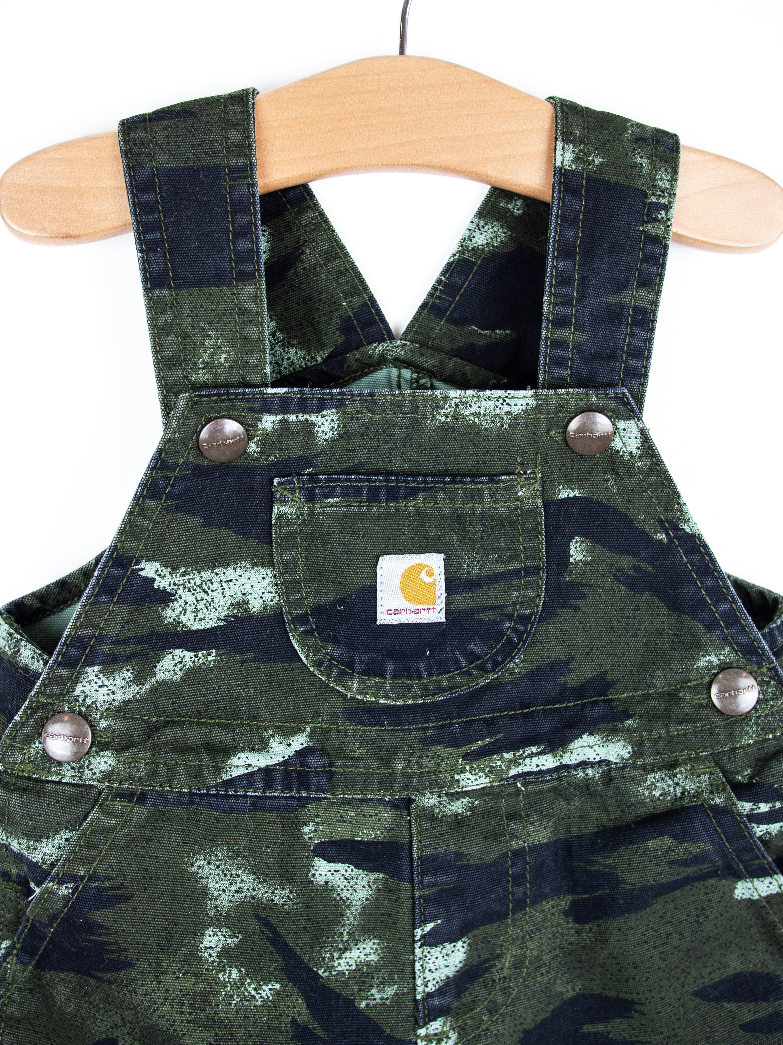 Carhartt Camo Paint Dungaree Shorties - Age 9 months