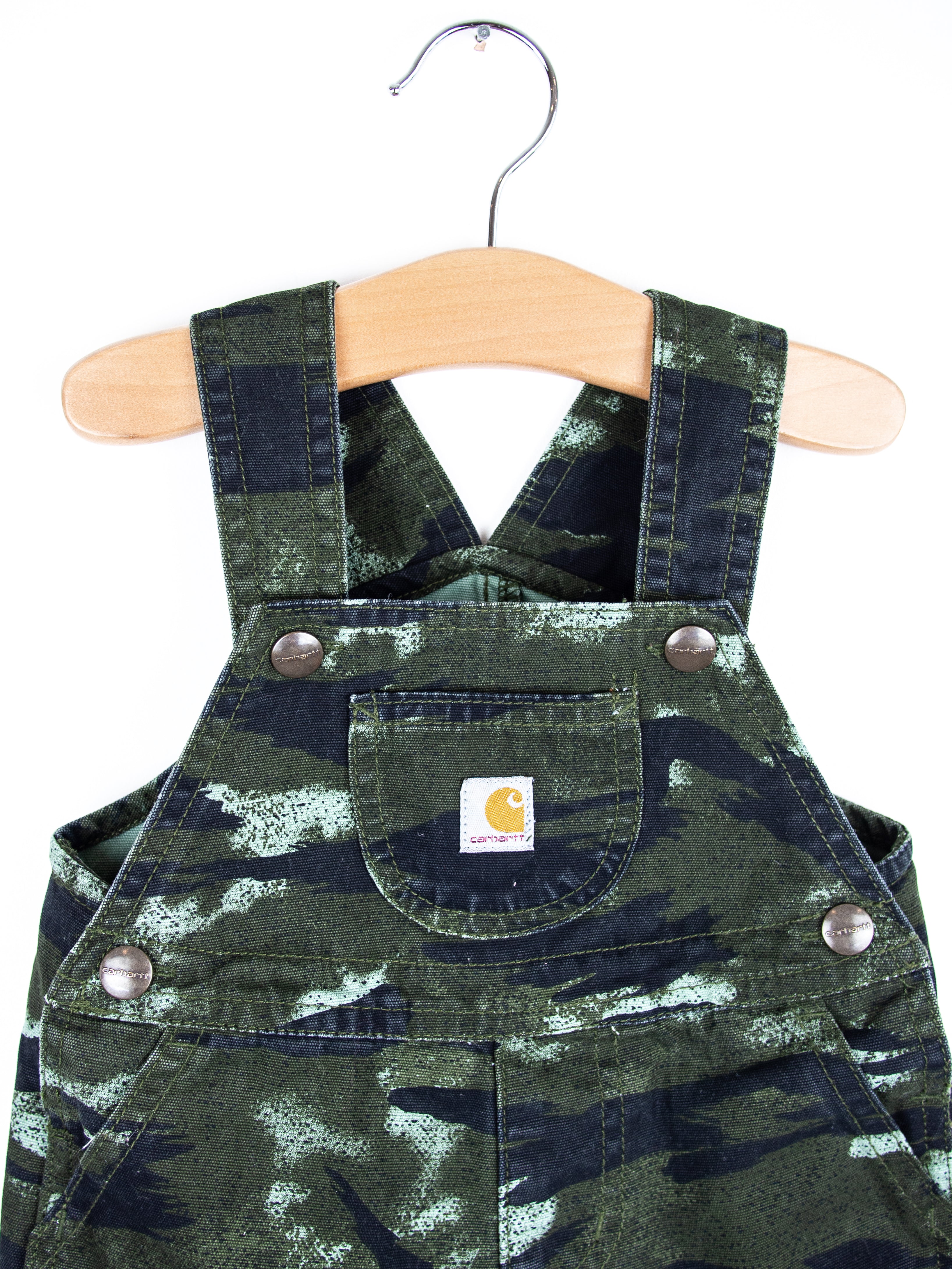 Carhartt Camo Paint Dungaree Shorties - Age 9 months