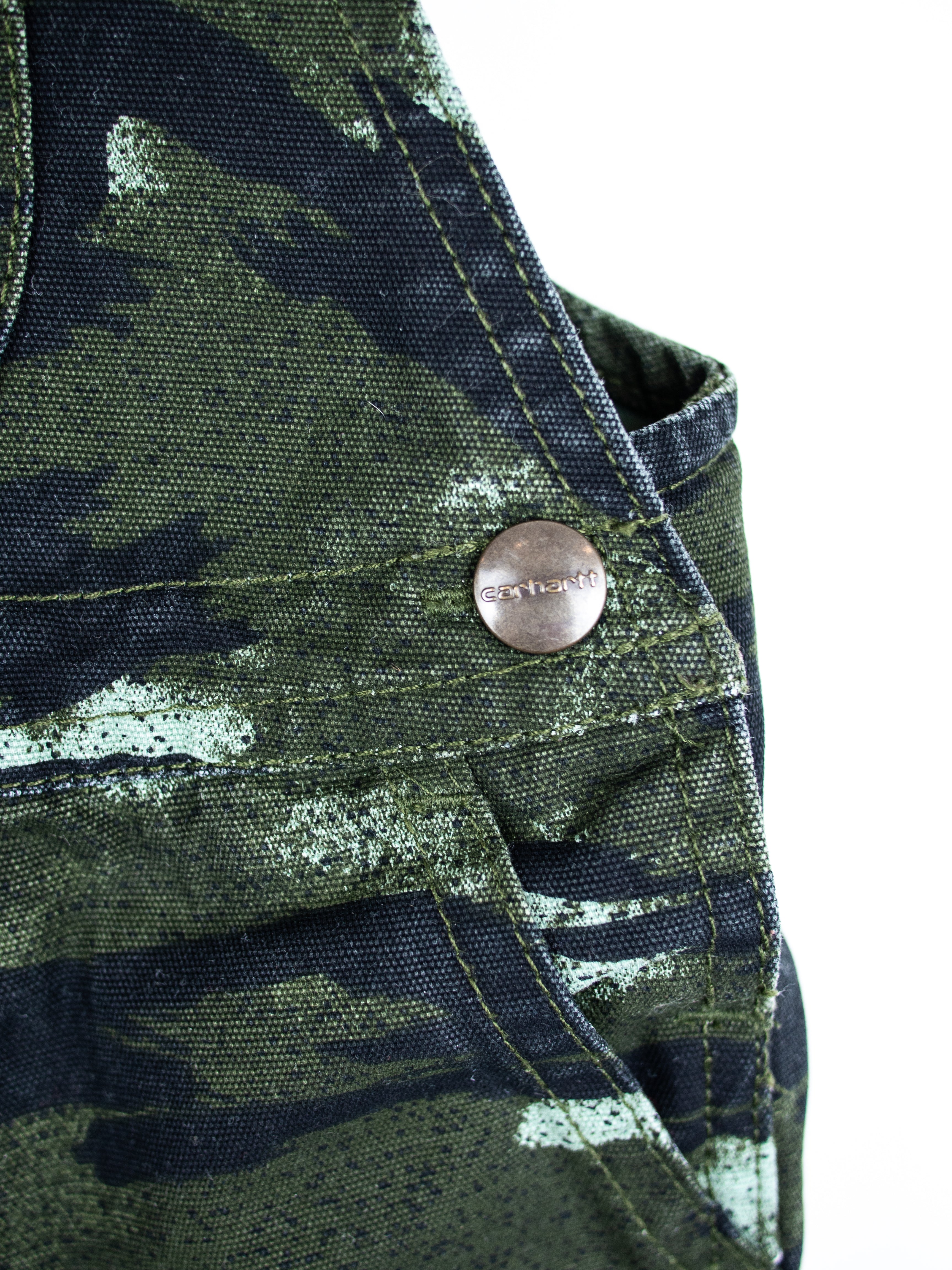 Carhartt Camo Paint Dungaree Shorties - Age 9 months
