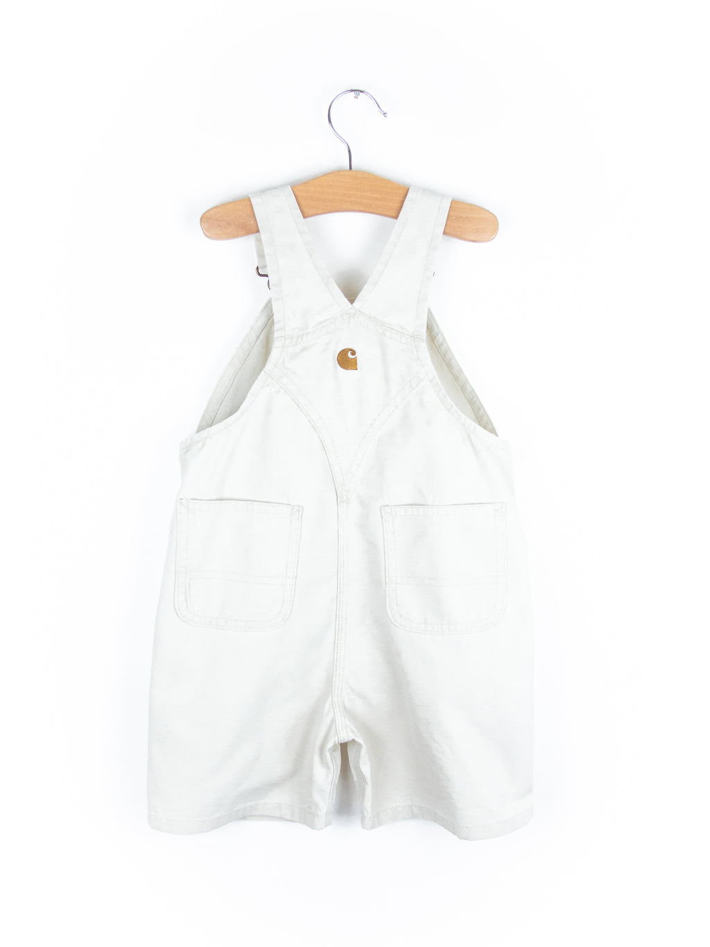 Carhartt Rare White Dungaree Shorties - Age 4T
