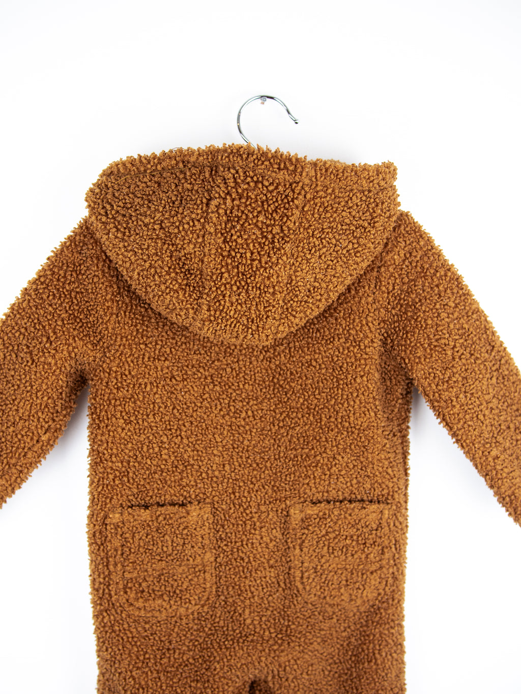Carhartt Brown Teddy Fleece Snowsuit - Age 6-9 months