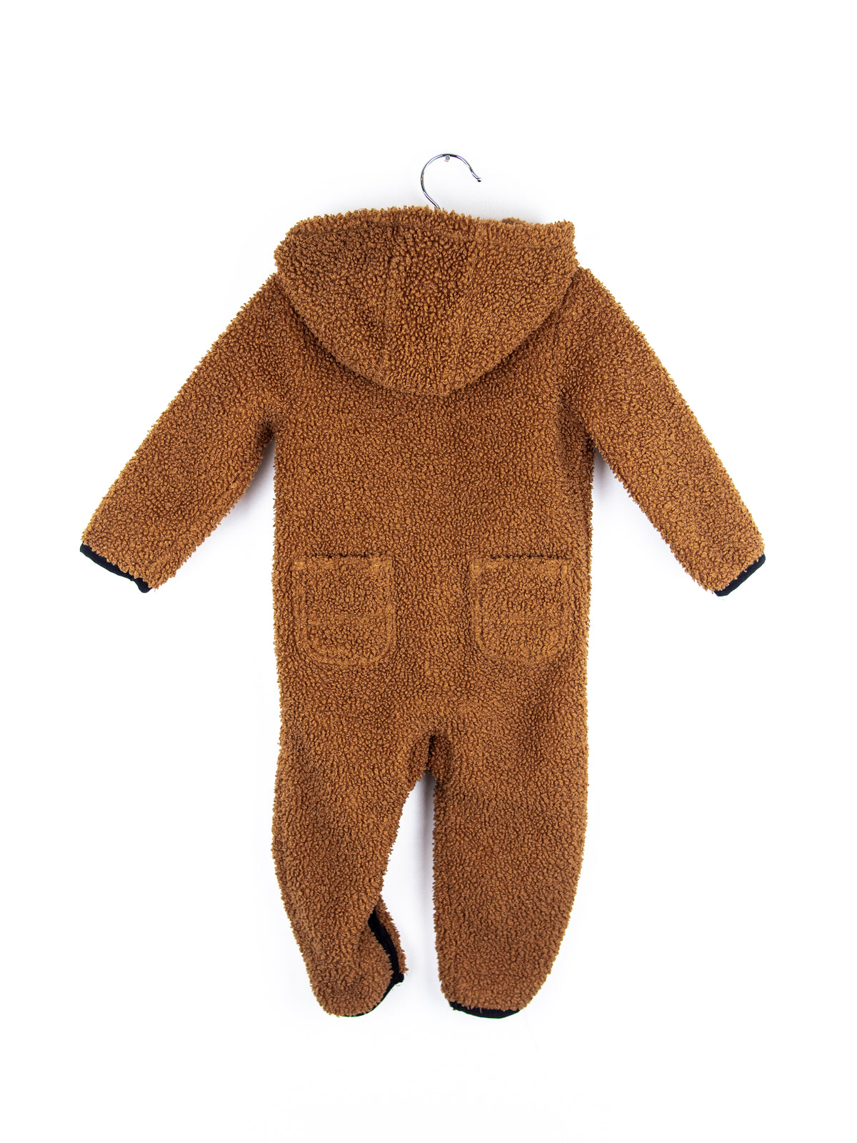 Carhartt Brown Teddy Fleece Snowsuit - Age 6-9 months