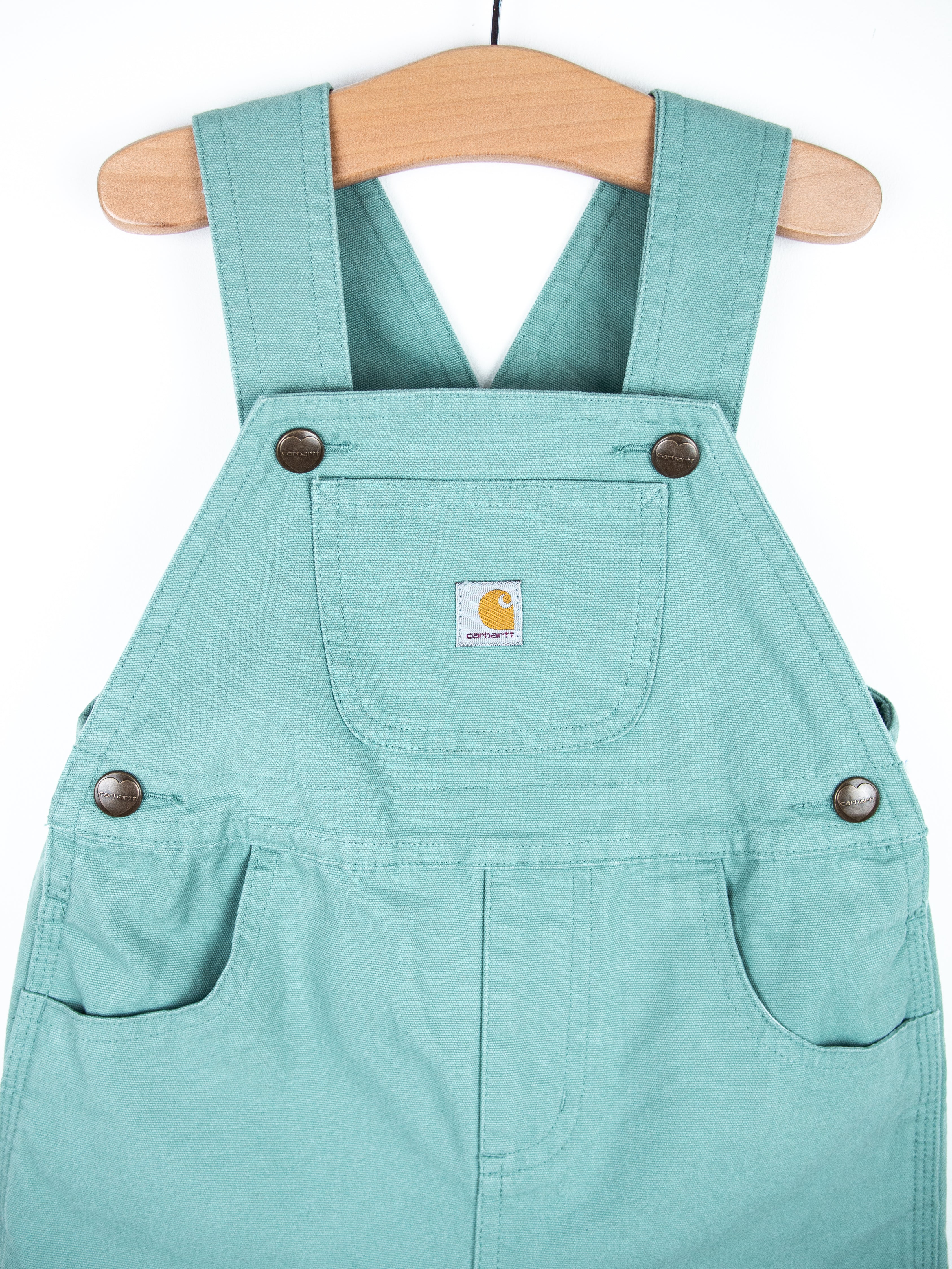Carhartt Aqua Dungaree Shorties - Age 3T