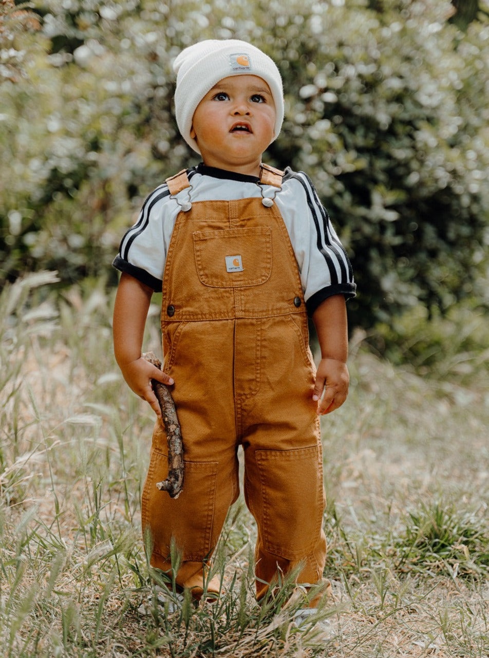 Carhartt Brown Canvas Dungarees - Age 18 months