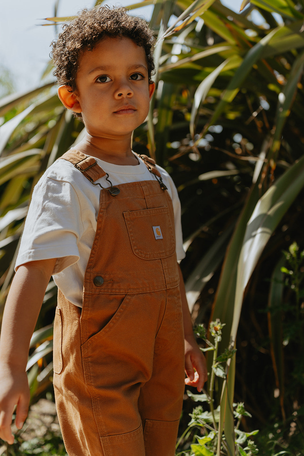 Carhartt Brown Canvas Dungarees