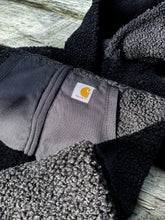 Load image into Gallery viewer, Carhartt Black Teddy Fleece Snowsuit - Age 6-9 months
