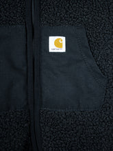 Load image into Gallery viewer, Carhartt Black Teddy Fleece Snowsuit - Age 6-9 months
