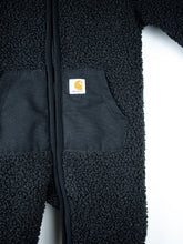 Load image into Gallery viewer, Carhartt Black Teddy Fleece Snowsuit - Age 6-9 months
