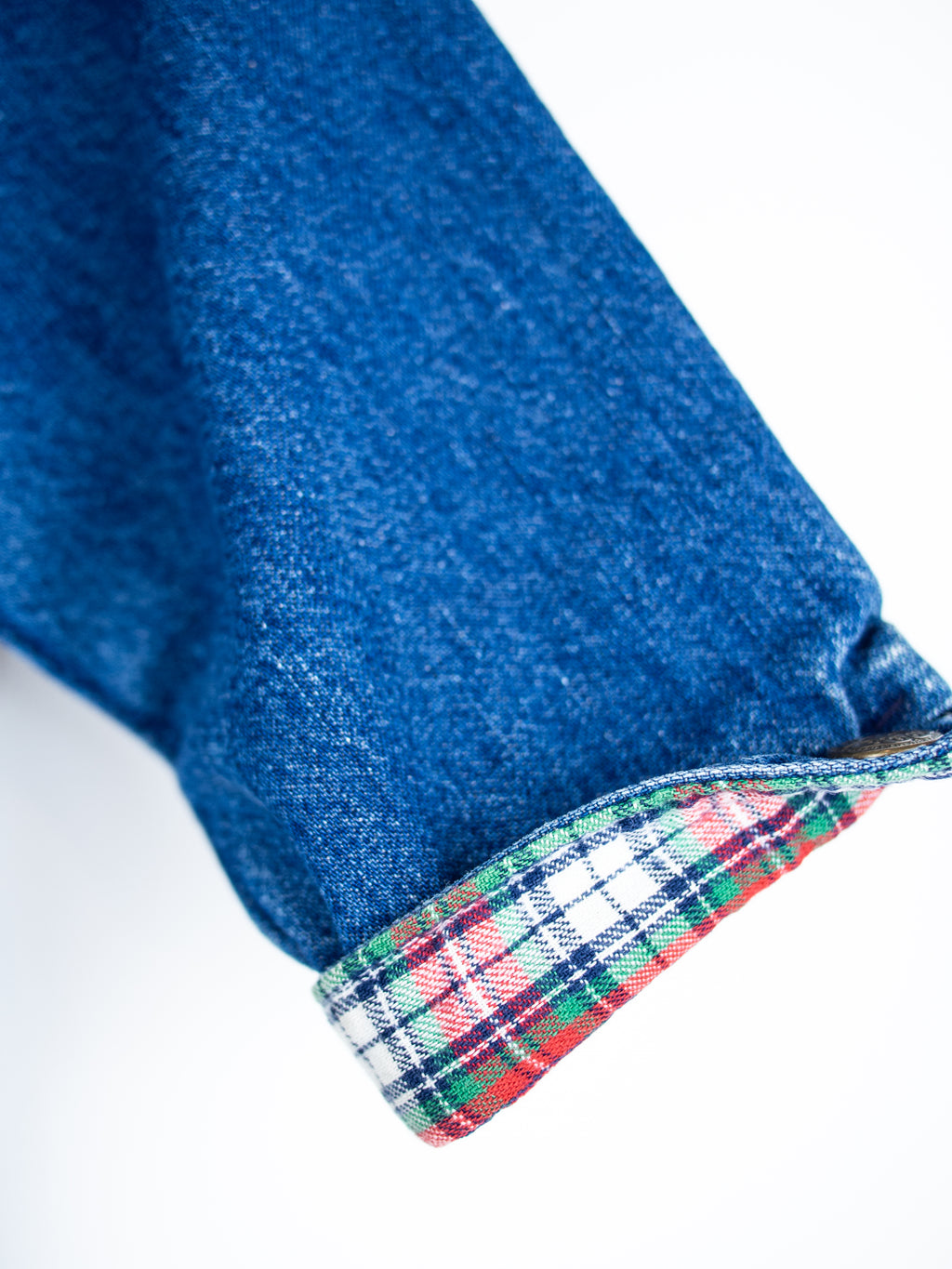 Osh Kosh Denim Jacket with Tartan Lining - Age 18 months