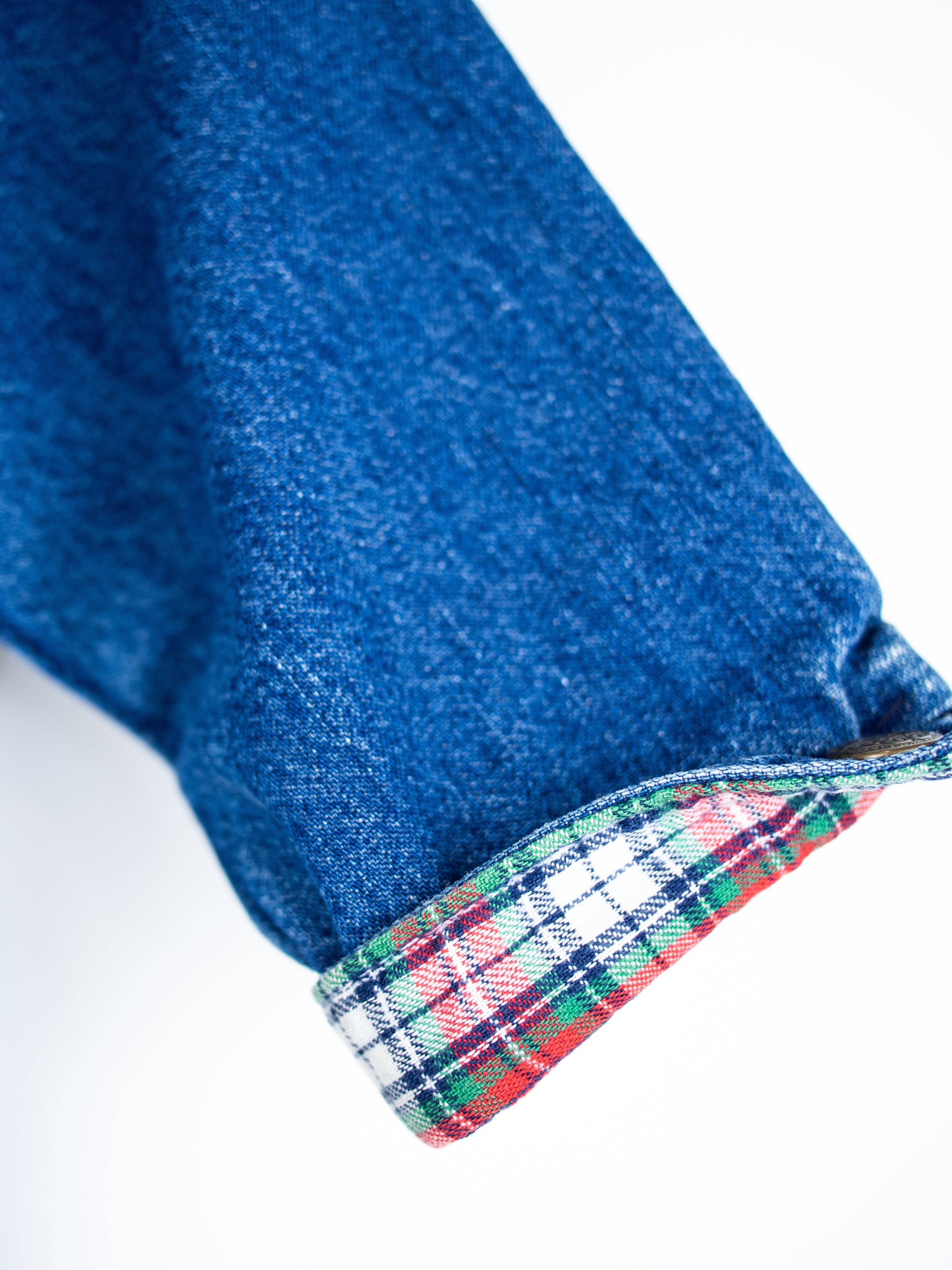 Osh Kosh Denim Jacket with Tartan Lining - Age 18 months