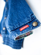 Osh Kosh Denim Jacket with Tartan Lining - Age 18 months